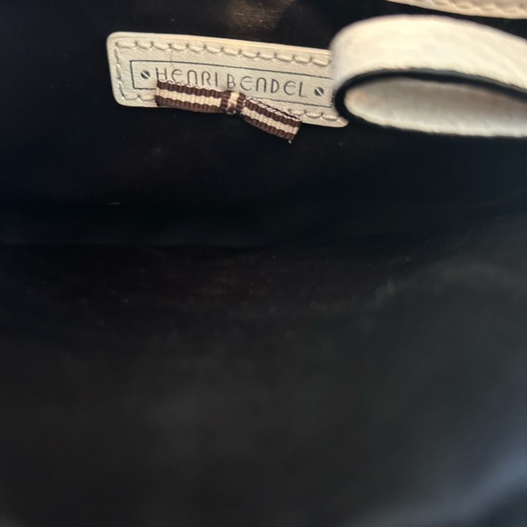 Henri Bendel White Leather Crossbody Bag Purse $300 - Picture 3 of 6